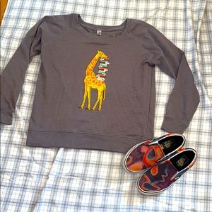 Hipster Giraffe Pullover 👓